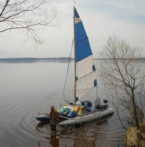 Aleksei Sigaev - Retrato con catamarán