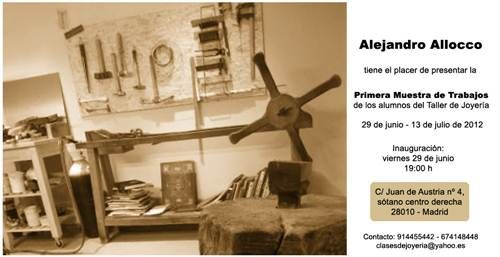 Alejandro Allocco | Flyer muestra alumnos 2012