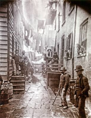 Bandits' Roost, Mulberry Street, 1888 - foto de Jacob Riis