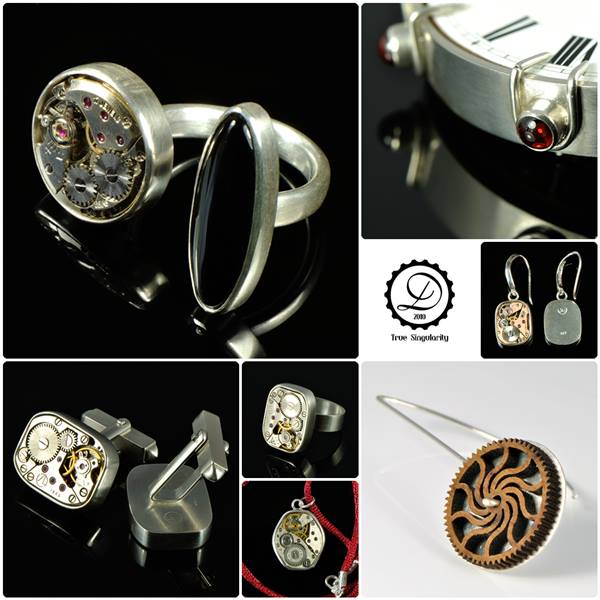 Machinarium Collection by Decimononic - Joyería artística con movimientos de relojes vintage