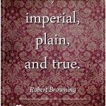 Decimononic - Palabras de singularidad - Robert Browning