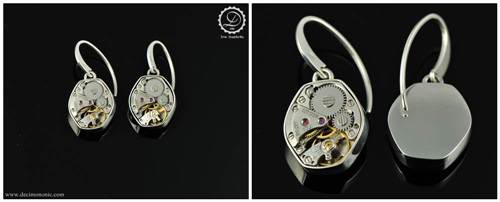 Pendientes Gamma | Pendientes steampunk de Decimononi</a srcset=
