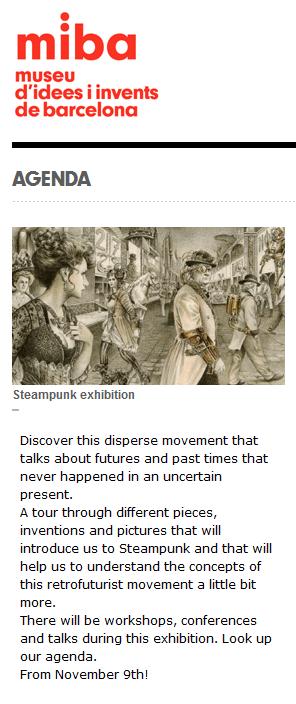 MIBA - Exposición de Steampunk España 2012