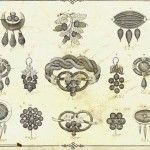 Motivos para joyas victorianas para el cabello