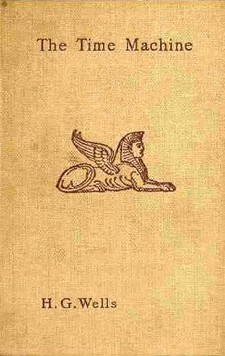 La máquina del tiempo de HG Wells - Primera edición portada, Londres