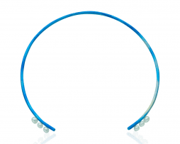Torque titanio azul 6 perlas - Colección Nautilus by Decimononic